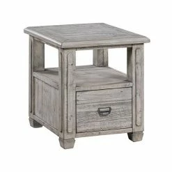 Flash Sale ???? Crestview Collection Pembroke Plantation White Wash End Table ????