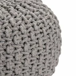 Deals ???? Crestview Collection Ananya Knit Pouf Ottoman ???? -Crestview Collection shop unnamed file 172