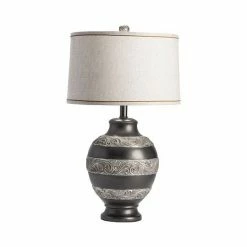 Best deal ???? Crestview Collection Silver Finish Creek Table Lamp ????