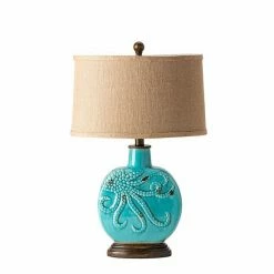 Deals ???? Crestview Collection Deep Ocean Turquoise Table Lamp ????