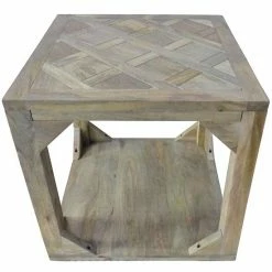 Deals ❤️ Crestview Collection Willow Brook Square End Table ????