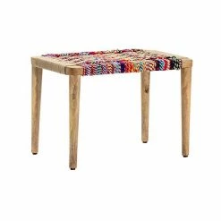 Best Sale ???? Crestview Collection Betsy Colorful Woven Bench ✨