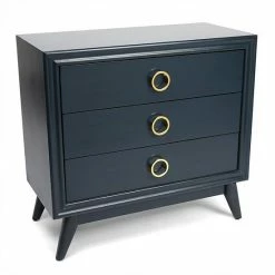 Budget ???? Crestview Collection Pomeroy Indigo 3-Drawer ???? Dresser ????