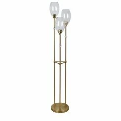 Deals ???? Crestview Collection Whitlock Triple Light Floor Lamp ✔️
