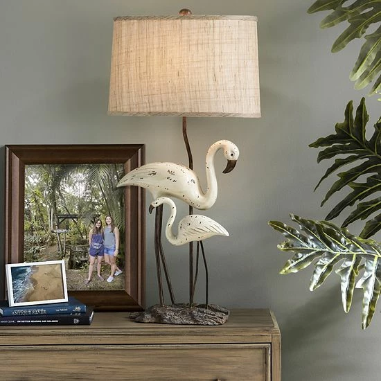 Cheapest ???? Crestview Collection Shoreline Flamingo Table Lamp ❤️ - Image 4