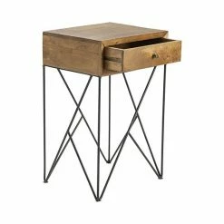 Brand new ???? Crestview Collection Bengal Manor Industrial End Table ????