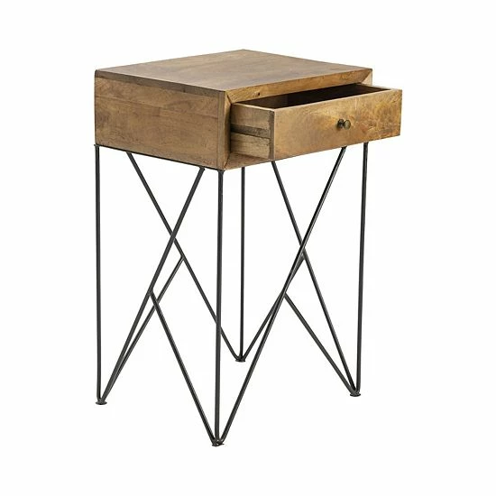 Brand new ???? Crestview Collection Bengal Manor Industrial End Table ????