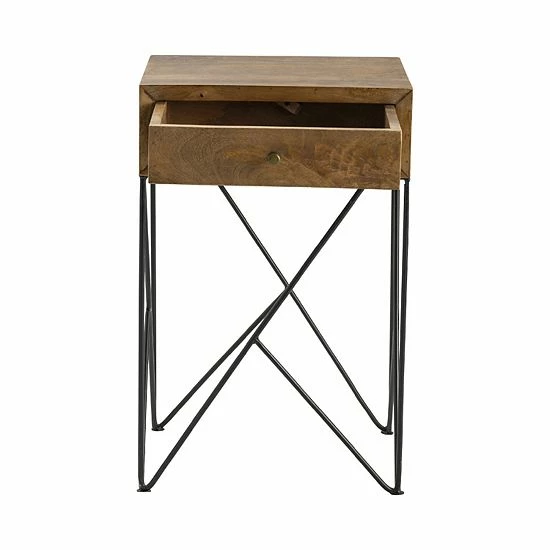 Brand new ???? Crestview Collection Bengal Manor Industrial End Table ???? - Image 2
