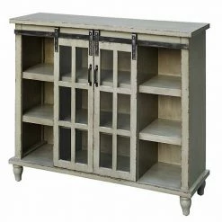 Best Pirce ???? Crestview Collection Peyton Antique Finish Sliding 2-Door Console Table ⭐