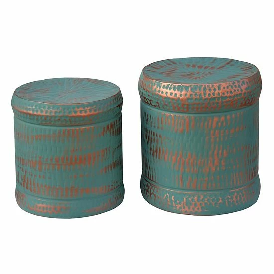 Crestview Collection Jocelyn Distressed Stool 2-piece Set Best deal ✨ Crestview Collection Jocelyn Distressed Stool 2-piece Set ???? -Crestview Collection shop unnamed file 409