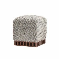 New ???? Crestview Collection Lauren Woven Stool ????