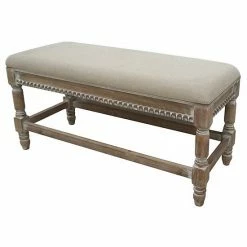 Best reviews of ???? Crestview Collection Padded Distressed Bench ????