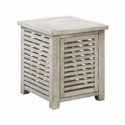 Wholesale ✨ Crestview Collection Pembroke Plantation Hudson Slatted End Table ????