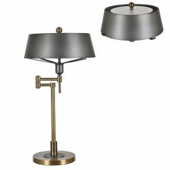 Outlet ✔️ Crestview Collection Duke Swing Arm Table Lamp ???? -Crestview Collection shop unnamed file 632