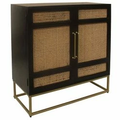 Promo ???? Crestview Collection Port Royal Mixed Media Storage Cabinet ????