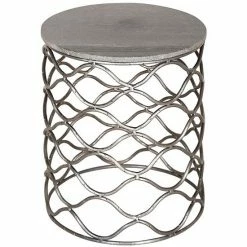 Cheapest ???? Crestview Collection Bengal Manor Wavy End Table ????