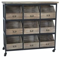 Best reviews of ???? Crestview Collection Industrial 9-Opening Storage Cabinet ????