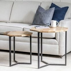 Coupon ???? Crestview Collection Charles Nesting Geometric End Table 2-piece Set Set Of 2 Tables ❤️ -Crestview Collection shop unnamed file 80
